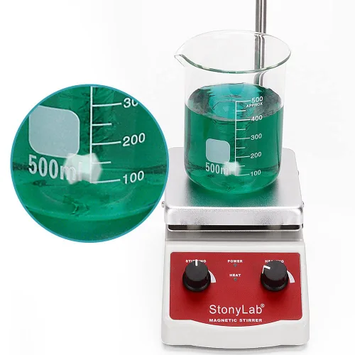 Miniatura 3 de StonyLab Paquete de 4 barras agitadoras magnéticas en forma de cruz, mezclador de agitación blanco recubierto de PTFE de 0.787 x 0.315 in