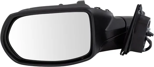 Miniatura 205 de TRQ Espejo plegable con calefacción eléctrica del lado del conductor con indicador de punto ciego pintura a juego negro liso compatible con Kia