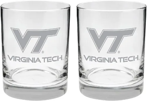 Miniatura 37 de Texas A&M Aggies - Juego de 2 vasos (2 caras), acabado satinado, roca (o whisky)