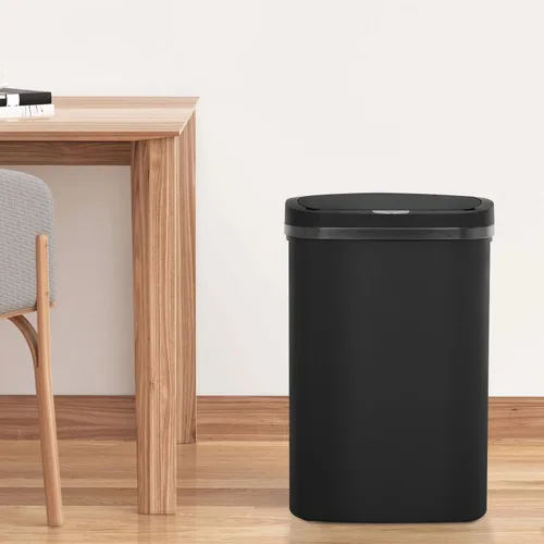Miniatura 6 de FDW Cubo de basura de 13 galones de 50 litros para cocina, baño, dormitorio, oficina en casa, automático, sin tacto, de alta capacidad con tapa