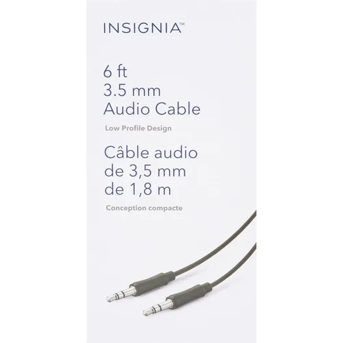 Miniatura 3 de Insignia - Cable de audio de 0.138 in (NS-MP3AX-C) de 5.9 ft