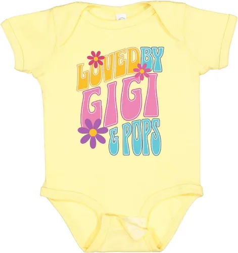 Miniatura 13 de inktastic Gigi and Pops Love Me - Body de bebé para nieta