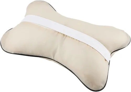 Miniatura 9 de FTVOGUE Almohada de cuello de coche suave asiento auto reposacabezas transpirable cojín de apoyo (01)