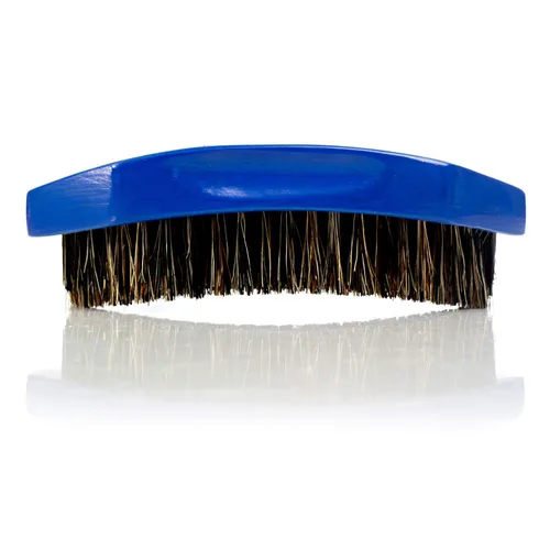 Miniatura 5 de Kingston Grooming Co. Cepillo de onda media para hombres 360, cepillo de pelo de cerdas de jabalí para hombre, perfecto para cabello, barbas u Azul