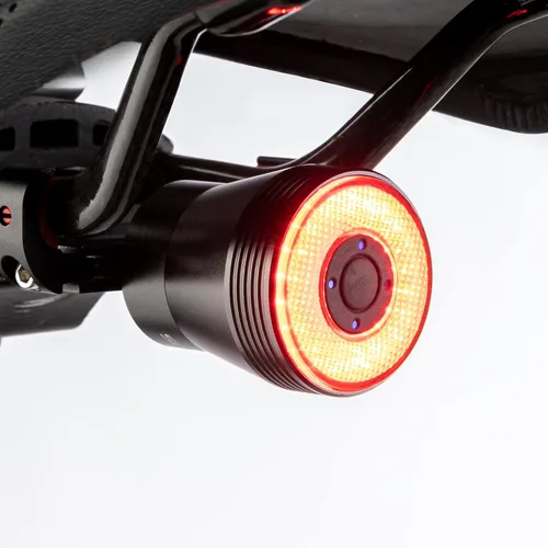 ROCKBROS Luz Trasera de Bicicleta Inteligente, Luces Traseras de Bicicleta con Sensor de Freno para Paseo Nocturno, Luces Traseras LED