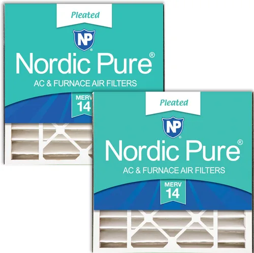Miniatura 23 de Nordic Pure 20 x 20 x 5 (19_11/16 x 20_11/16 x 4_15/16) Air Bear 259112-103 MERV 12 filtros de aire, paquete de 4