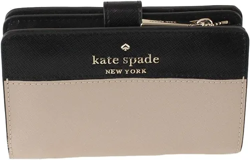 Miniatura 2 de Kate Spade New York Staci Colorblock Medium Compact Bifold Wallet Warm Beige beige cálido Cartera plegable