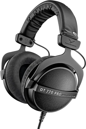 Miniatura 10 de DT-770-PRO-80 cerrado dinámico para aplicaciones de control y monitoreo de auricular Beyerdynamic, 80 Ohmios, Gris Negro con gris