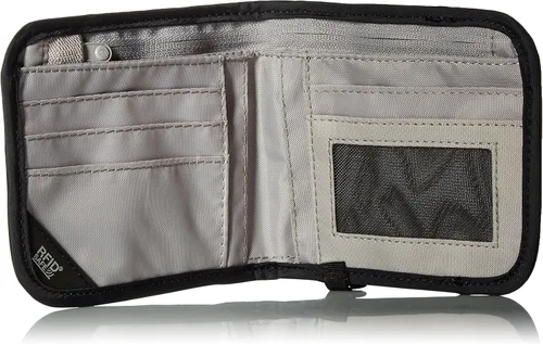 Miniatura 4 de Pacsafe Rfidsafe V100 - Cartera plegable con bloqueo RFID antirrobo, Negro -, Rfidsafe V100 - Cartera plegable con bloqueo RFID antirrobo