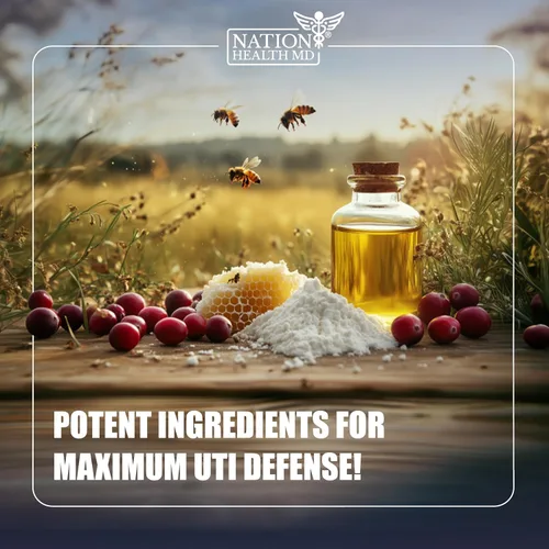 Miniatura 3 de UroBliss Suplementos UTI - D manosa con extracto de arándano, propóleo y vitamina D3 - Alivio de las infecciones urinarias, apoyo de la vejiga