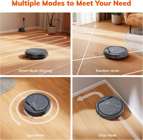 Miniatura 7 de ILIFE Robot aspirador V5s Max, potencia de succión máxima de 4000 Pa, WiFi/App/Alexa/control remoto, aspiradora robótica de carga automática