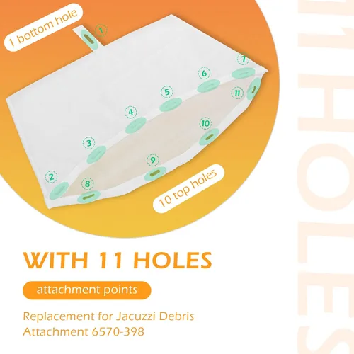 Miniatura 4 de Pooloop - Accesorio de repuesto para bolsa de desechos para bañera de hidromasaje, compatible con piezas de jacuzzi, compatible con modelos
