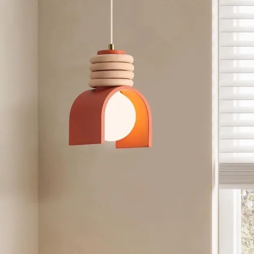 Miniatura 2 de Lámpara colgante de cristal japonesa Wabi Sabi para sala de estar, lámpara colgante de alambre, moderna, nórdica, blanca, para isla de cocina