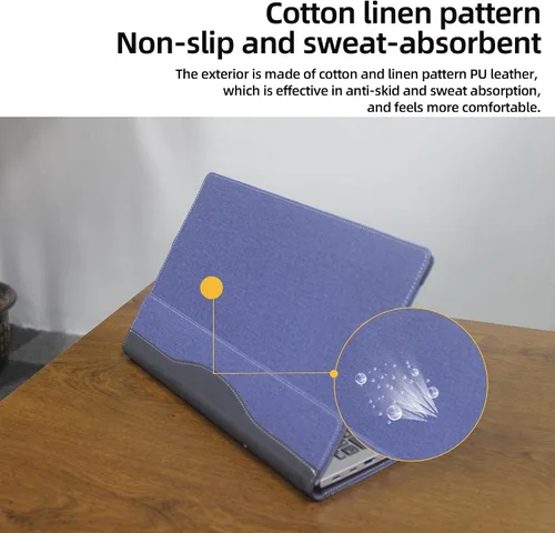 Miniatura 9 de Funda para portátil 2023 Yoga 7i 16 "(Yoga 7 16IRL8 16IAH7 16IAP7 16AHP9 16IM9) Funda desmontable para portátil 2 en 1 (azul)
