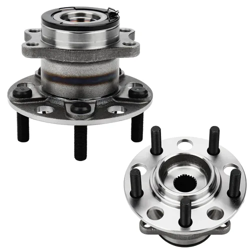 512333 [2 unidades, 4X4 4WD solamente] Conjunto de cojinete de cubo de rueda trasera para Dodge calibre 2007-2008, para Jeep 2007-2017