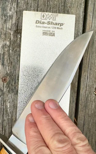 Miniatura 6 de DMT D8X Diamond Dia-Sharp Piedra de Banco, Afilador de Cuchillos - Extra Grueso (220) Afilado Plano, Fabricado en los Estados Unidos 8" x 3" x 0.38