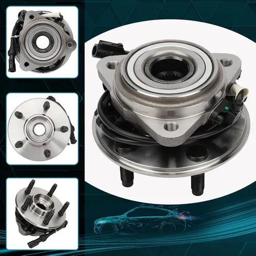 Miniatura 3 de IRONTEK 4WD 515003 Conjunto de cojinete de rueda delantera y cubo para Ford 1995-2001 Explorer, 2001-2003 Explorer Sport Trac, 2000-2009 Ranger