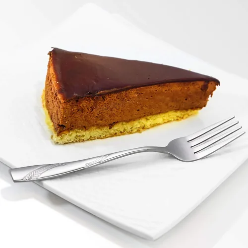 Miniatura 5 de Bringer Tenedor de postre de acero inoxidable, juego de tenedores pequeños para pasteles/ensaladas, paquete de 12