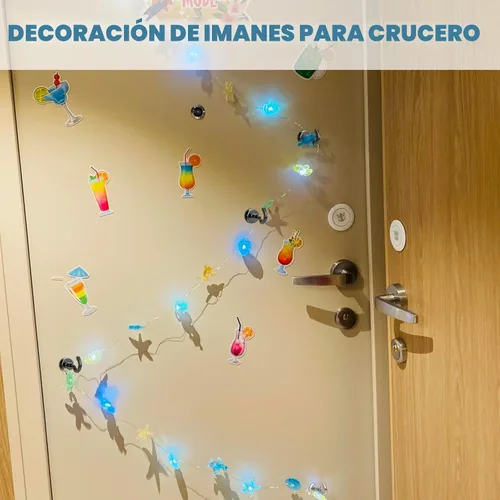 Miniatura 8 de LOVIMAG Ganchos magnéticos, paquete de 12 ganchos magnéticos de 30 libras + gancho magnético 2026 Cruise Cabin Ship Essentials Heavy Duty Strong