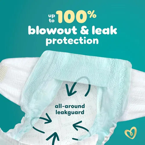 Miniatura 7 de Pañales Pampers Swaddlers, Talla 1 (8-14 libras), 198 unidades, absorbentes, mantiene al bebé seco y cómodo, pañal desechable seguro para la piel