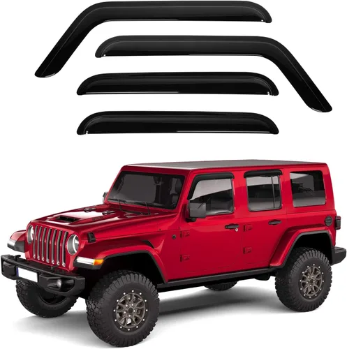 Miniatura 32 de Canvcle RAV4 Rain Guards - Window Visors for Toyota RAV4 2006-2012, Outside-Mount Tape-On Side Window Wind Deflectors for RAV4 Accessories, Vent