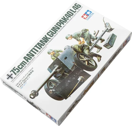 Miniatura 2 de Tamiya Models Kit modelo alemán 2.953 in Pak 40/L46 ATG