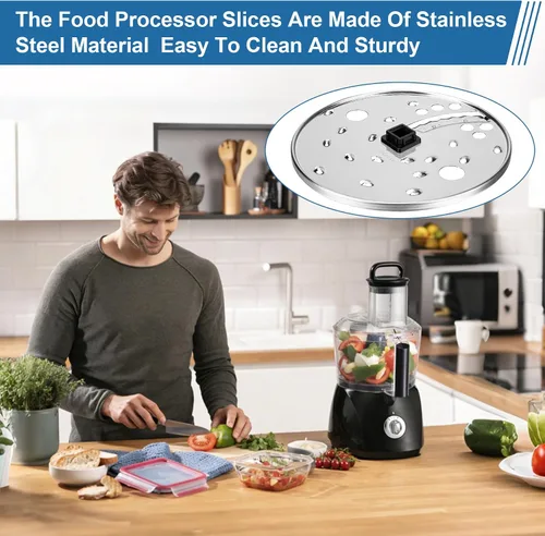 Miniatura 6 de Cuchilla de disco de corte para procesador de alimentos Hamilton Beach 70730 70670 70740 70760