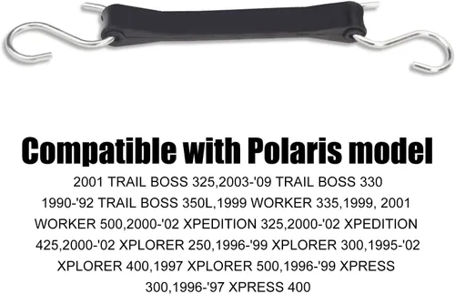 Miniatura 5 de Ohoho - Paquete de 3 correas de sujeción de batería con gancho 5412499 - Compatible con Polaris Sportsman 1989-2022 5410424 - Compatible con ATV 400
