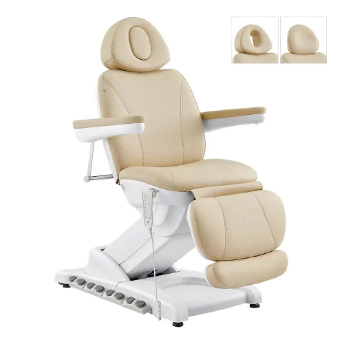 Miniatura 11 de DIR Spa cama eléctrica completa de 4 motores de belleza facial - médico, tatuaje, médico, silla de podología con asientos térmicos climatizados