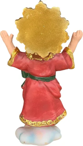 Miniatura 3 de >Divino Nino Jesús 4" pulgadas estatua Divina Niño (Colombia) Cara de bebé