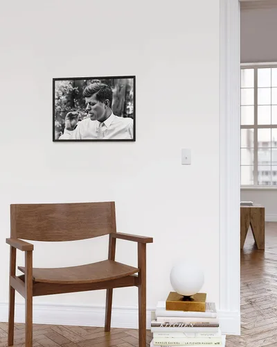 Miniatura 5 de HAUS AND HUES Arte de Pared JFK Fumando para Hombres - Pósteres Geniales para Dormitorio de Chicos, Pósteres e Impresiones Psicodélicos