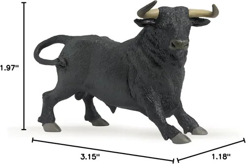 Miniatura 11 de Papo -Pintado a mano - Figurine -Farmyard Friends -Toro andaluz -51050 - Coleccionable - Para niños - Adecuado para niños y niñas - A partir de 3