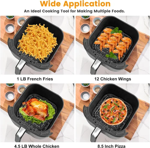 Miniatura 6 de GWY Piezas de repuesto para freidora de aire para Instant Pot Vortex Plus 6 en 1, horno freidora de aire de 4 cuartos de galón, placa de parrilla