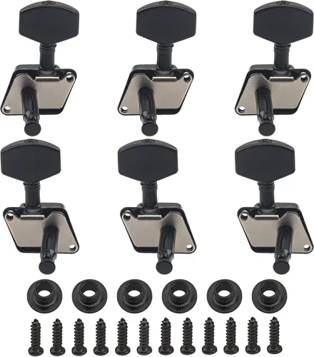 Miniatura 3 de 6 clavijas de afinación de cuerda semiclosadas Yootones Llaves de afinación, cabezales de máquina, afinadores 3L3R compatibles con Epiphone Les Paul