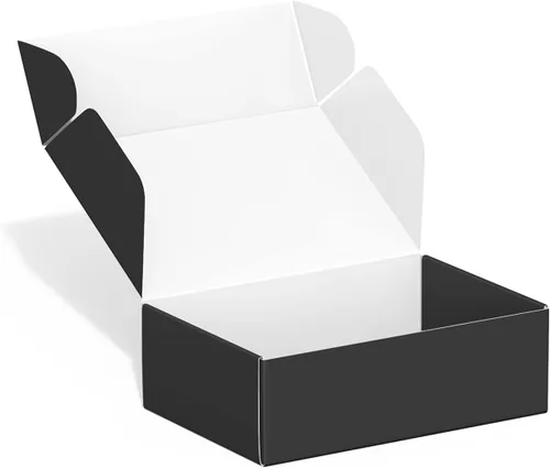 Miniatura 23 de Paquete de 50 cajas de envío pequeñas de cartón, cajas de estraza, cajas de regalo (4 x 6 x 2 pulgadas, color blanco)