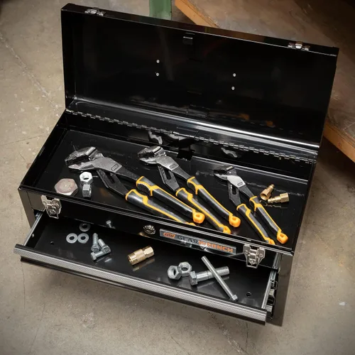 Miniatura 7 de GEARWRENCH Juego de alicates de mandíbula recta de lengüeta y ranura de material dual PITBULL K9 de 8", 10" y 12" - 82205CAZ