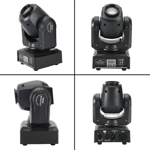 Miniatura 7 de Cabeza móvil 120 W 8 Gobo Iluminación de escenario RGBW LED DJ DMX Beam Bar Disco Party Light para Fiesta Boda Cumpleaños Navidad Vacaciones