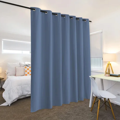 Miniatura 164 de RYB HOME - Cortinas extralargas de privacidad, para bloquear luz, de techo a suelo, para comedor, oficina, sala de estar, cine en casa, patio, 8.3