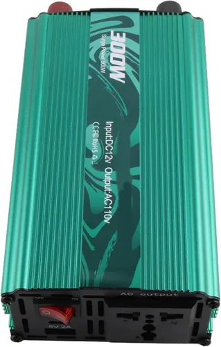 Miniatura 6 de Inversor sinusoidal puro, inversores de corriente de 3000 W, convertidor de CC a CA, inversores de potencia sinusoidal de aleación de aluminio, Verde
