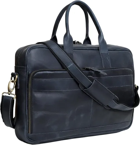 Miniatura 13 de Maletín de piel de 18 pulgadas para ordenador portátil, bolsas de mensajero para hombres y mujeres, la mejor bolsa de oficina, escuela, universidad