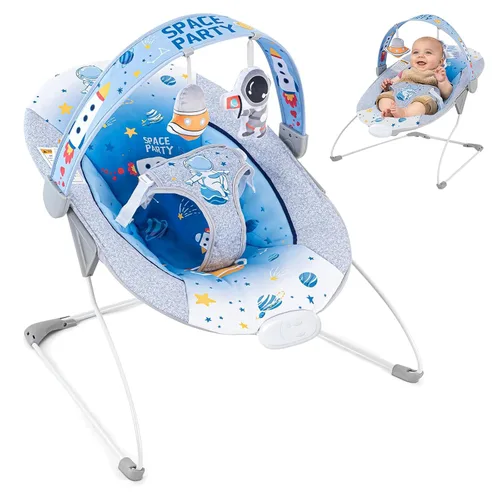 Miniatura 11 de Gorila para bebé, portátil para bebés, ajustable y plegable, asiento para bebé de 0 a 6 meses, 6 a 20 libras, uso en interiores y exteriores Bouncer