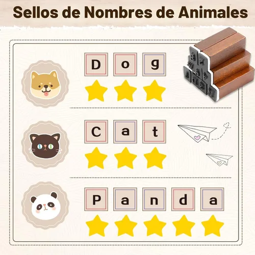 Miniatura 4 de UCEC 70 sellos del alfabeto para arcilla, sellos de letras de goma para manualidades, juego de sellos de números de letras y símbolos de madera