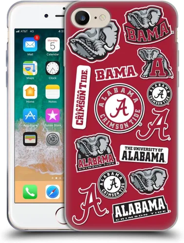 Miniatura 56 de Head Case Designs Funda de gel suave con licencia oficial de la Universidad de Alabama UA Collage compatible con Apple iPhone 13 Pro Max