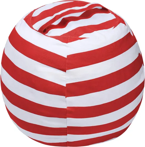 Miniatura 6 de Miaowater - Puf con cremallera para almacenamiento de peluche y organizar habitaciones de niños y adultos, 24 pulgadas