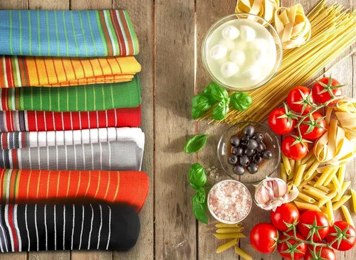 Miniatura 423 de Urban Villa Toallas de cocina 100% algodón para cocina (juego de 6) 20"x30" toallas de cocina altamente absorbentes, juego de ropa de cocina