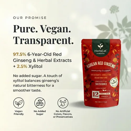 Miniatura 4 de Extracto líquido de ginseng rojo coreano, 11 mg de ginsenósidos, Panax de 6 años de edad, para apoyo energético y inmunológico, formulado por Dr.