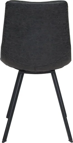Miniatura 6 de LeisureMod Markley - Silla de comedor, color negro carbón