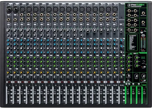 Miniatura 5 de Mackie ProFX22v3 Mezclador de efectos profesionales de 22 canales con paquete USB con Tascam Auriculares profesionales cerrados y estuche rígido
