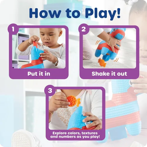 Miniatura 5 de Learning Resources Pia the Fill & Spill Piñata - Juguetes sensoriales Montessori para niños pequeños, actividades preescolares, manipuladores