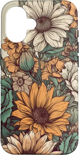 Miniatura 32 de Western Boho Leopard Sunflowers Cactus Funda Rodeo Cowgirl para iPhone 17
